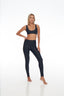 Full Size view of PowerFlex high waist leggings in Nero Black – flattering and squat-proof