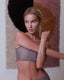 Rozal Active Toffee One Shoulder Bra with High Waist Leggings – asymmetrical design meets high-performance fit.
