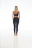 Back view – Rozal Active One Shoulder Bra Nero black,  asymmetrical detail