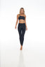 Rozal Active One Shoulder Bra in Nero black – modern fit, front view