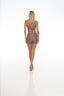 Back view – Rozal Active PowerFlex Toffee Beige Bra with open asymmetrical back